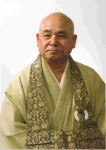 Fukushima Roshi, Chief Abbot of Tofuku-ji Zen Buddhist Sect in Kyoto.